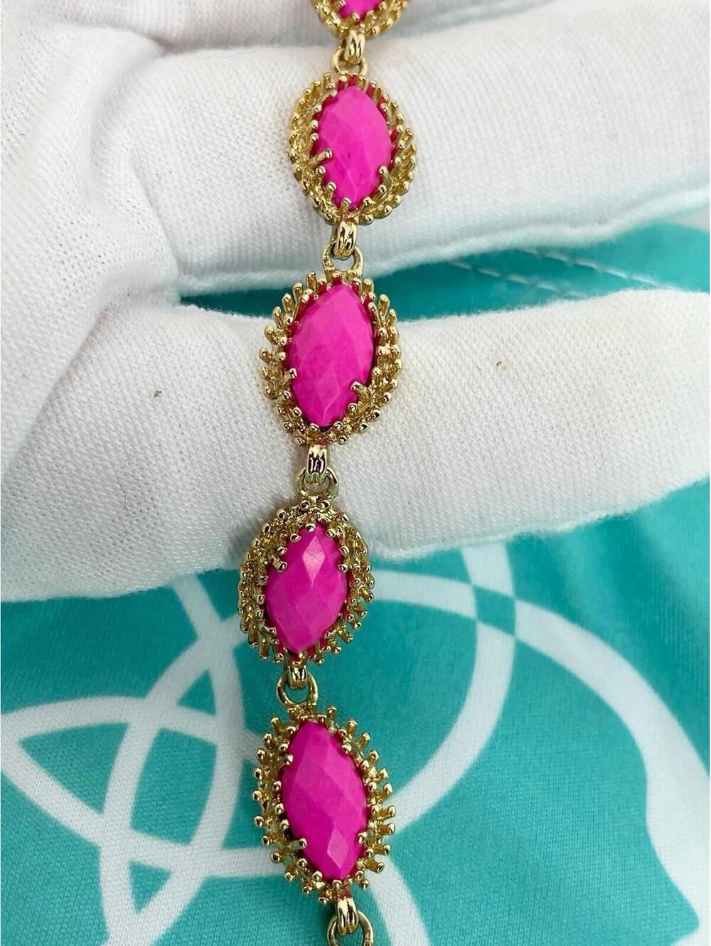 Kendra Scott Jana Magenta Bracelet GUC